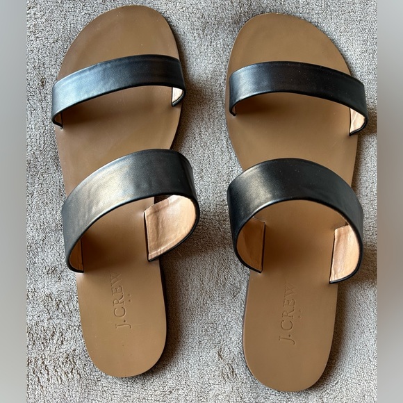 J. Crew Malta Sandal in Black. Women’s size 10 - Picture 4 of 8